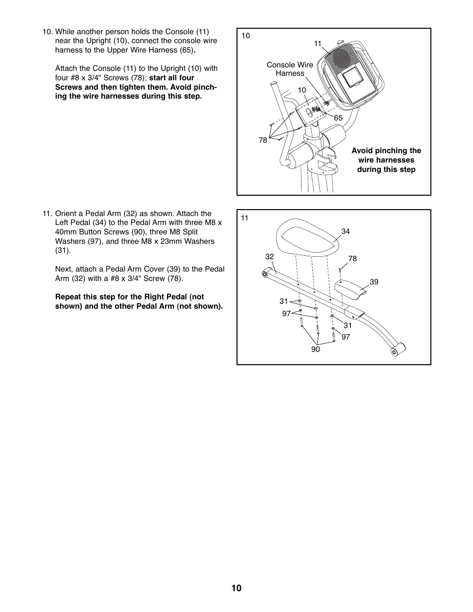 NordicTrack Audiostrider NTEL7506.2 User Manual | Page 10 / 28