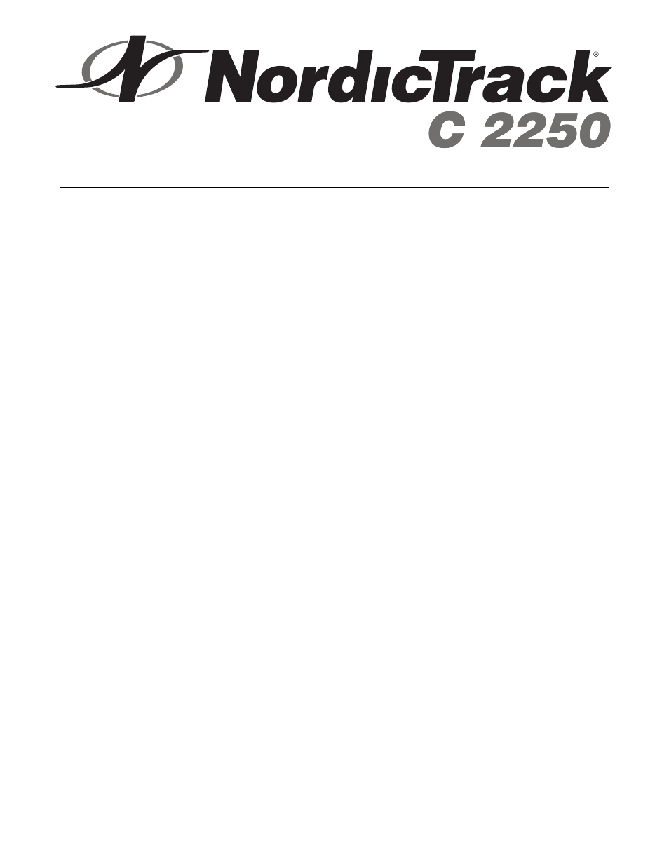 NordicTrack C2250 NTL12840 User Manual | Page 2 / 34