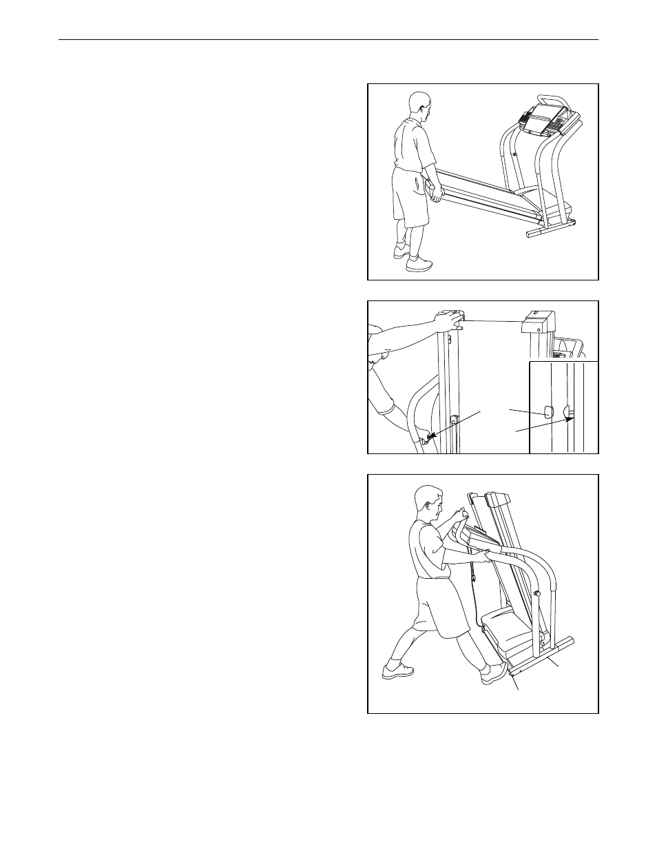 How to fold and move the treadmill | NordicTrack C2250 NTL12840 User Manual | Page 25 / 34