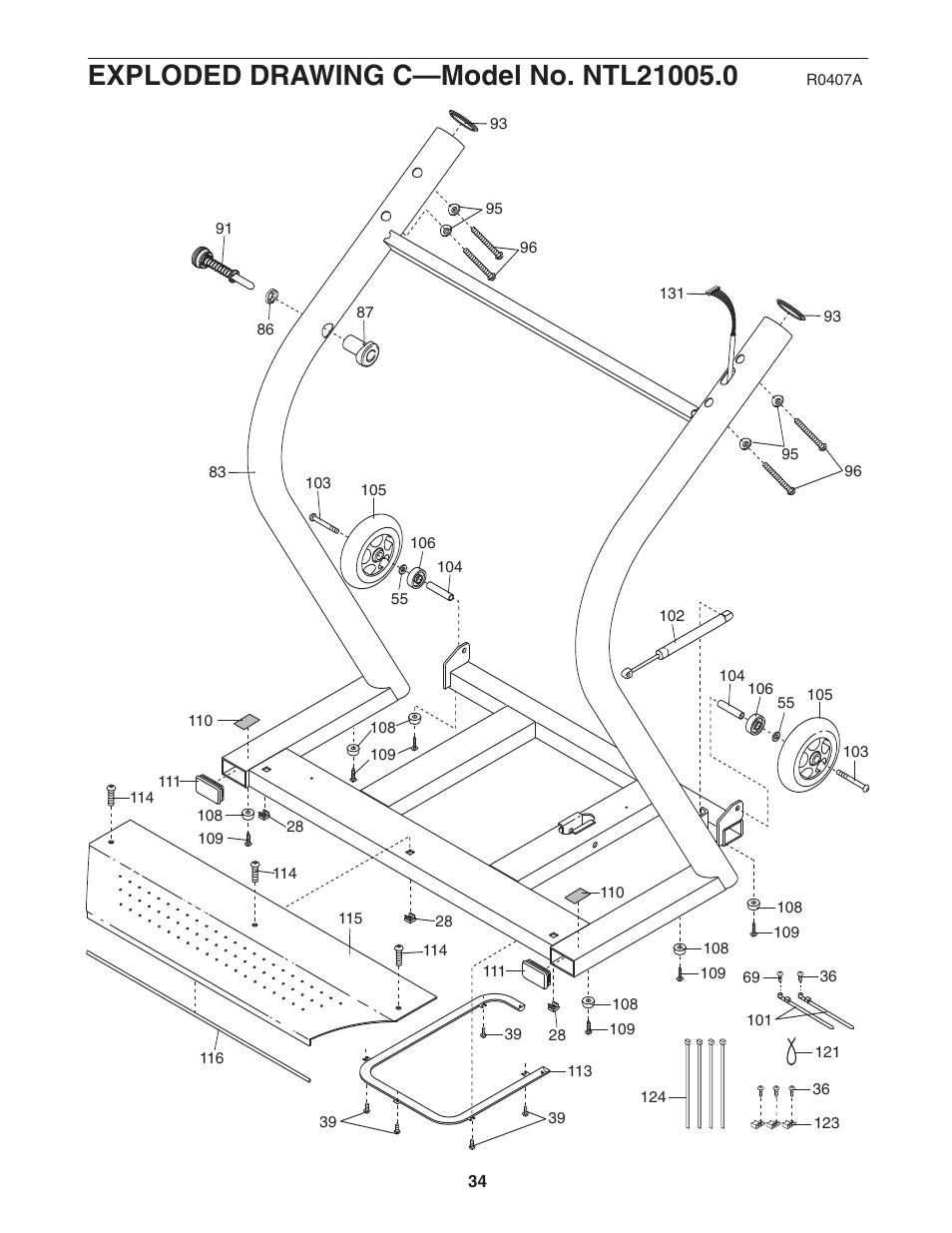 NordicTrack APEX 6000 NTL21005.0 User Manual | Page 34 / 36