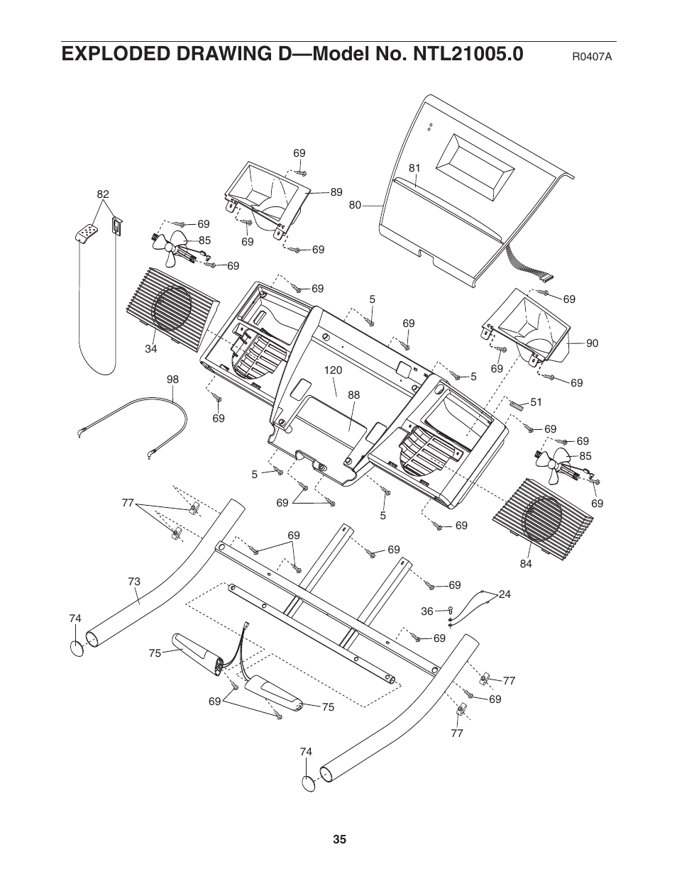 NordicTrack APEX 6000 NTL21005.0 User Manual | Page 35 / 36