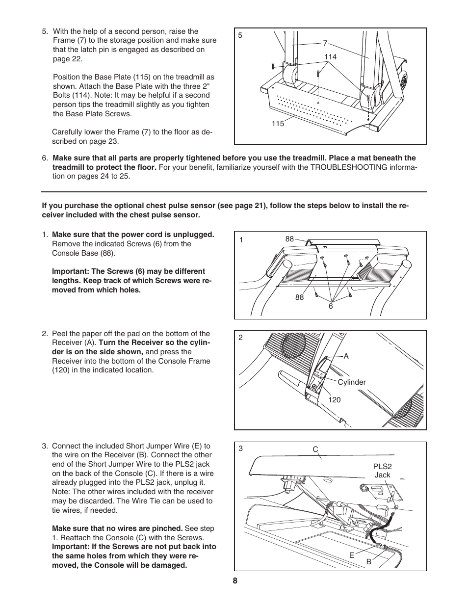 NordicTrack APEX 6000 NTL21005.0 User Manual | Page 8 / 36