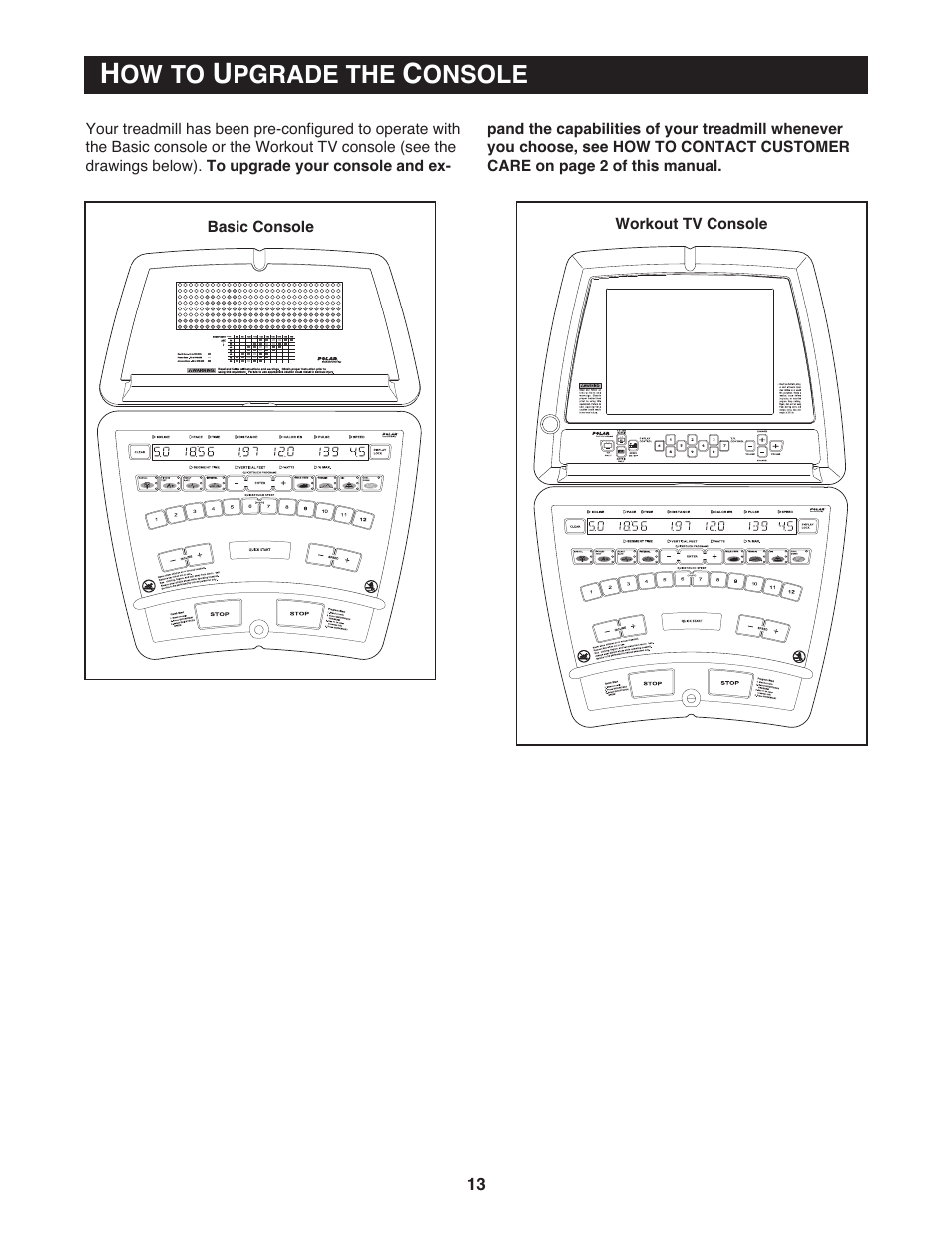 Ow to, Pgrade the, Onsole | NordicTrack None User Manual | Page 15 / 52