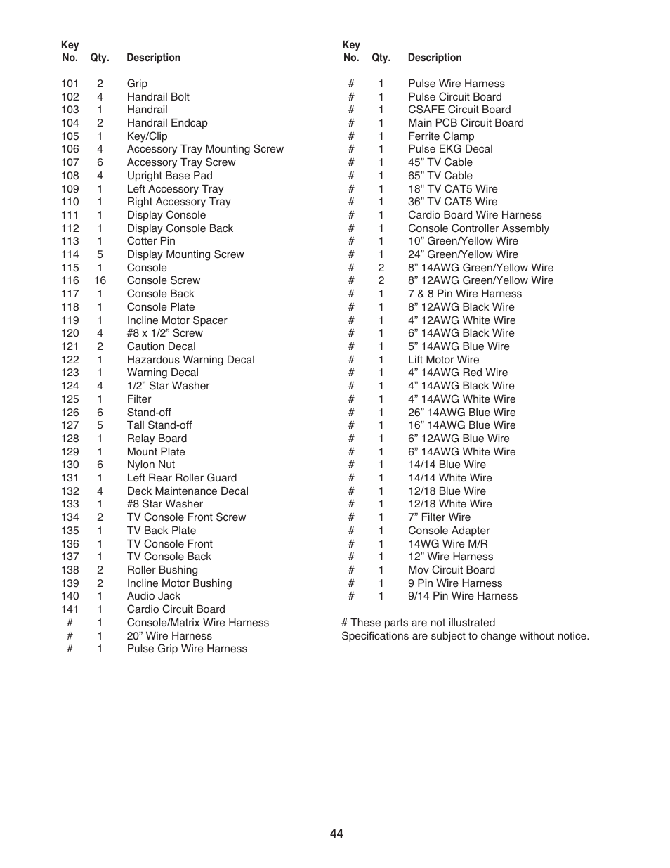 NordicTrack None User Manual | Page 46 / 52