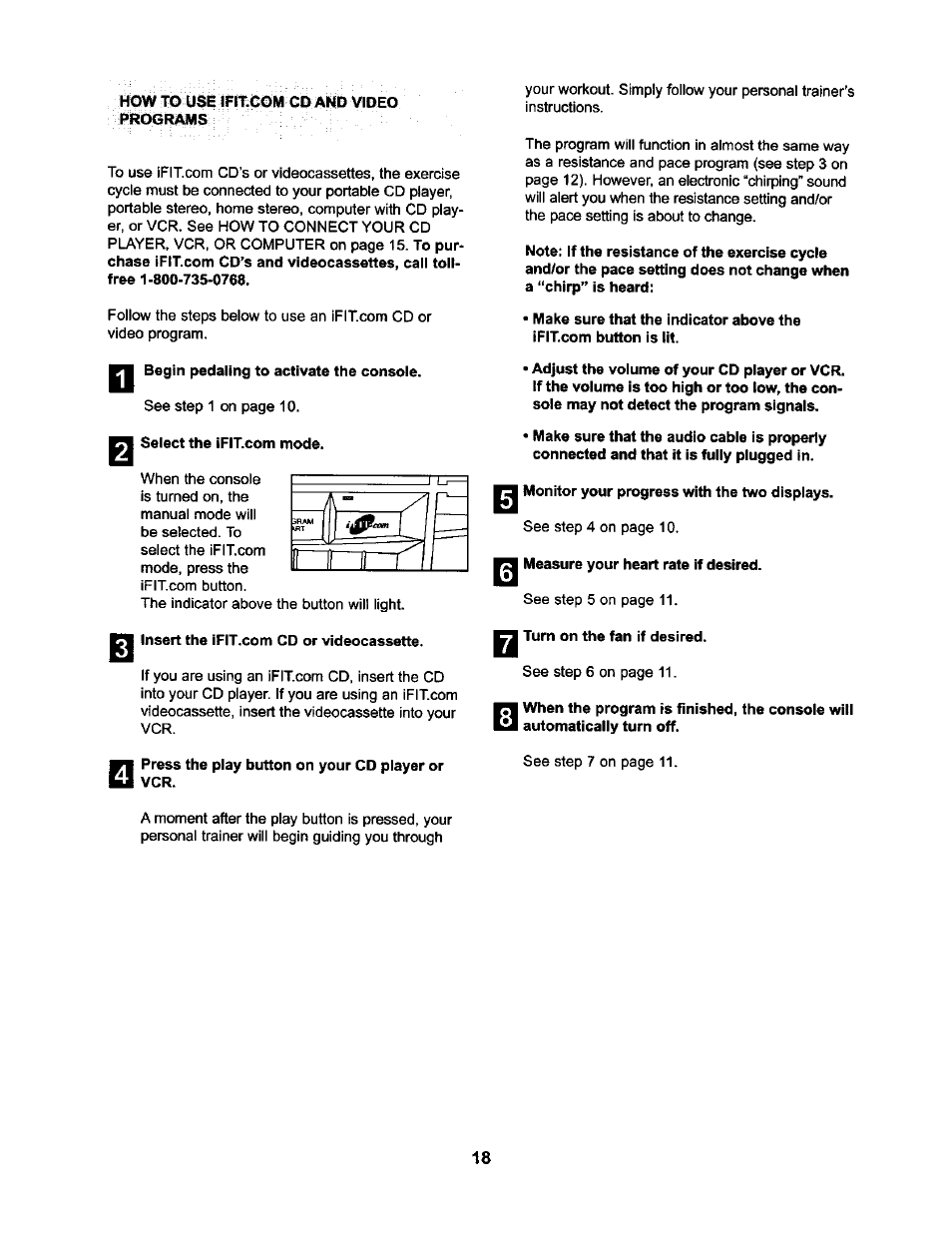 NordicTrack NTC59020 User Manual | Page 18 / 24