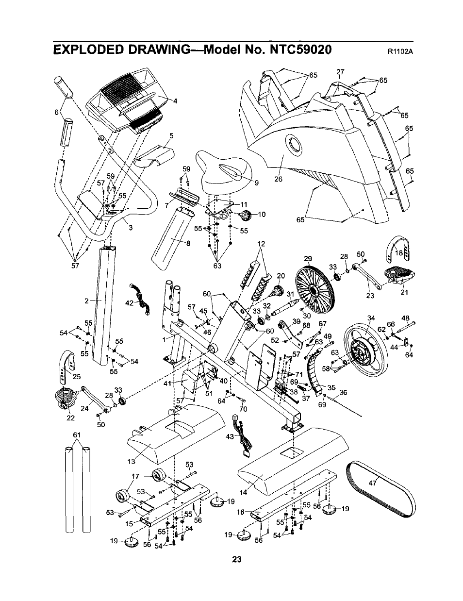 NordicTrack NTC59020 User Manual | Page 23 / 24