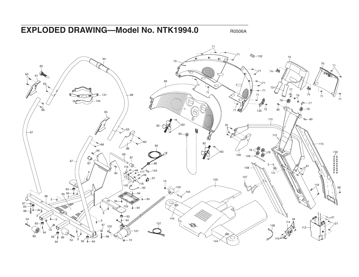 R0506a | NordicTrack NTK1994.0 User Manual | Page 37 / 38