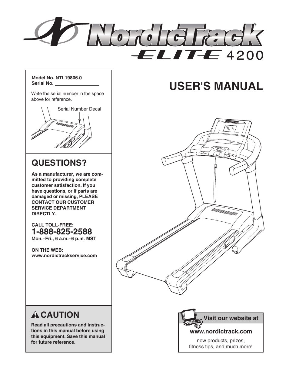 NordicTrack ELITE NTL19806.0 User Manual | 34 pages