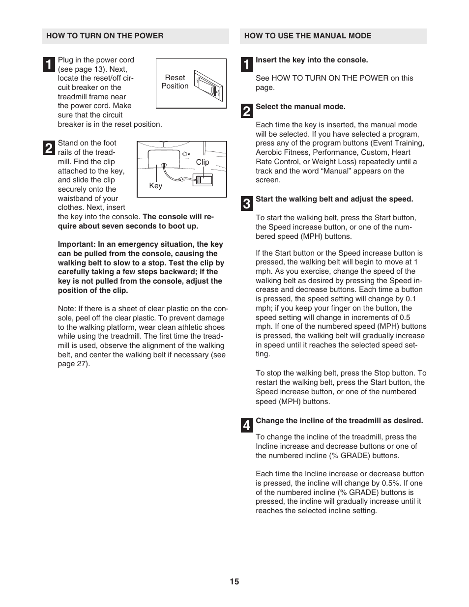 NordicTrack ELITE NTL19806.0 User Manual | Page 15 / 34