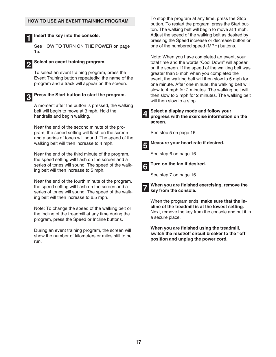 NordicTrack ELITE NTL19806.0 User Manual | Page 17 / 34