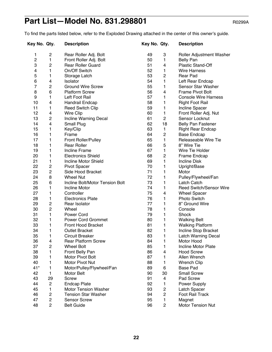 NordicTrack 1500 User Manual | Page 22 / 26