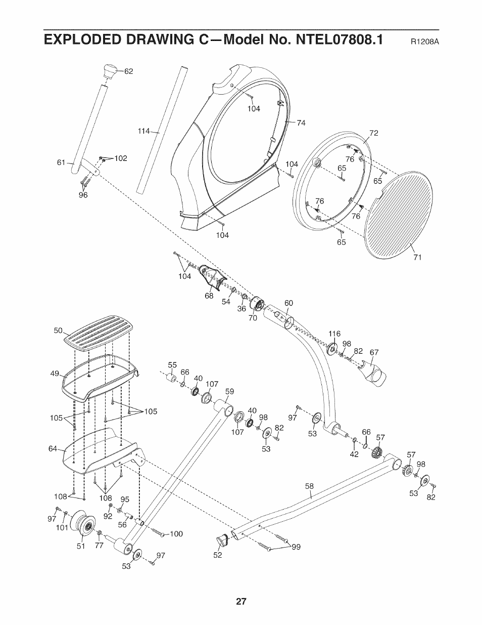 NordicTrack NTEL07808.1 User Manual | Page 27 / 28