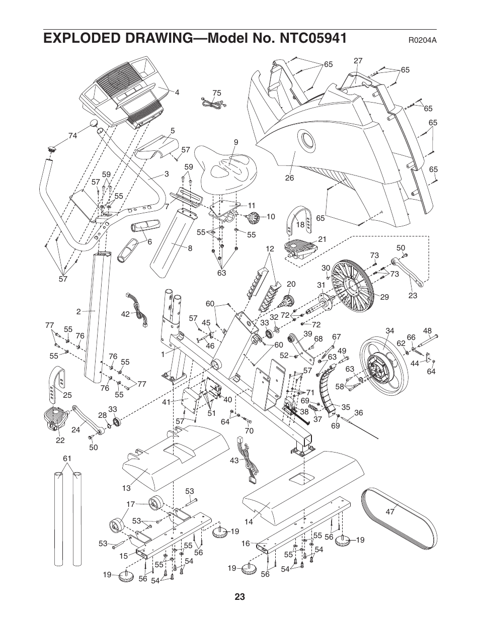 NordicTrack NTC05941 User Manual | Page 23 / 24