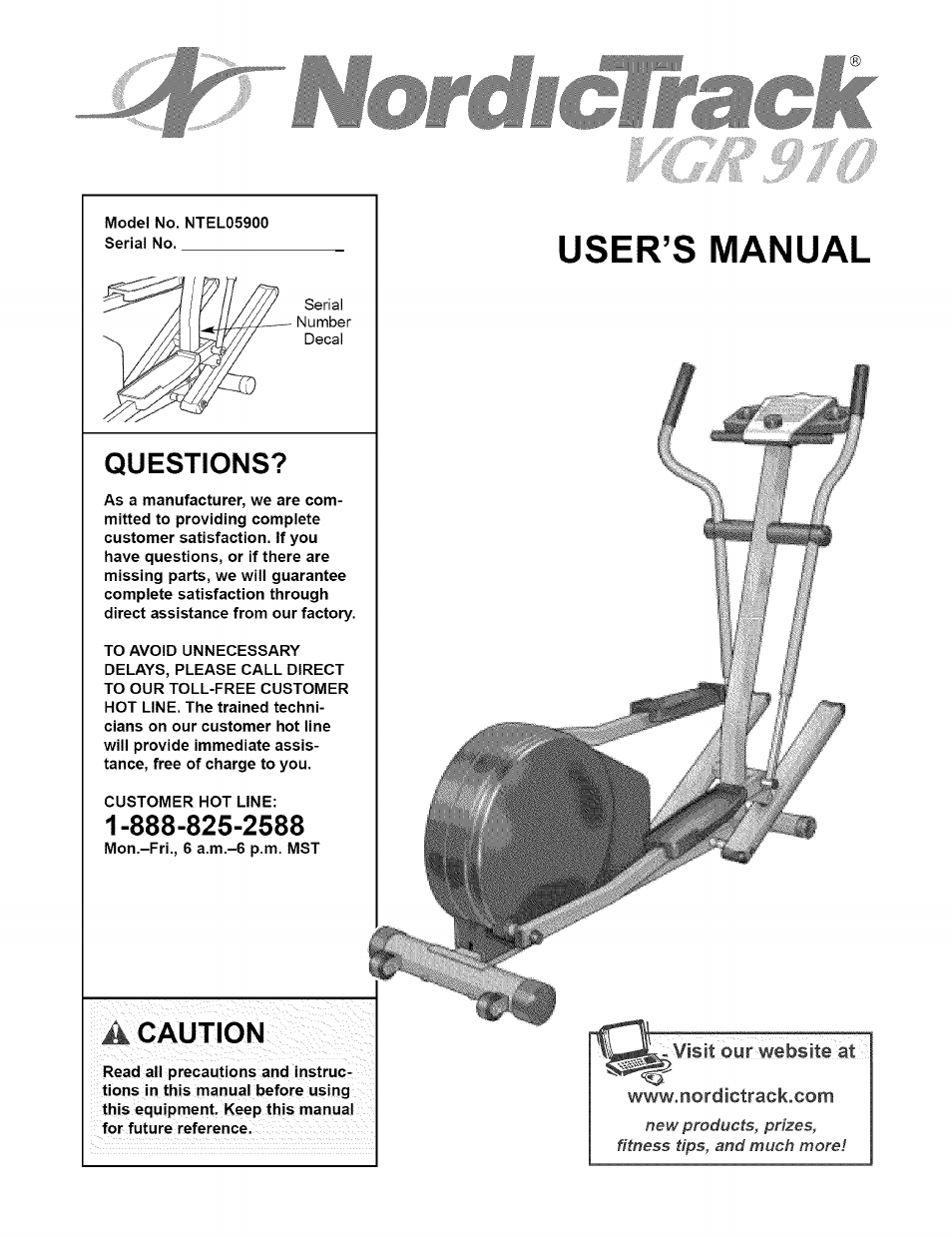 NordicTrack NTEL05900 User Manual | 16 pages