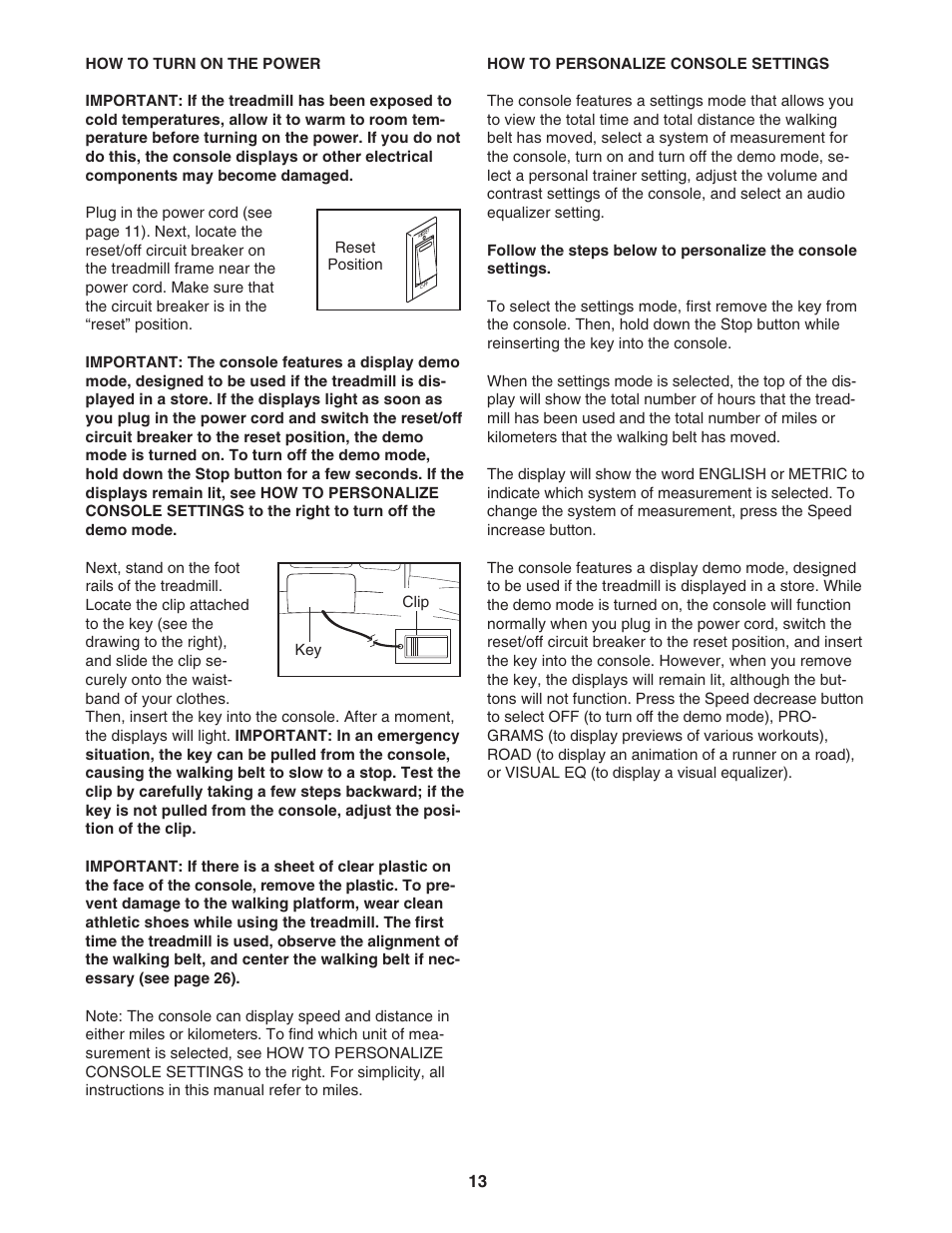 NordicTrack ELITE NTL15007.0 User Manual | Page 13 / 34