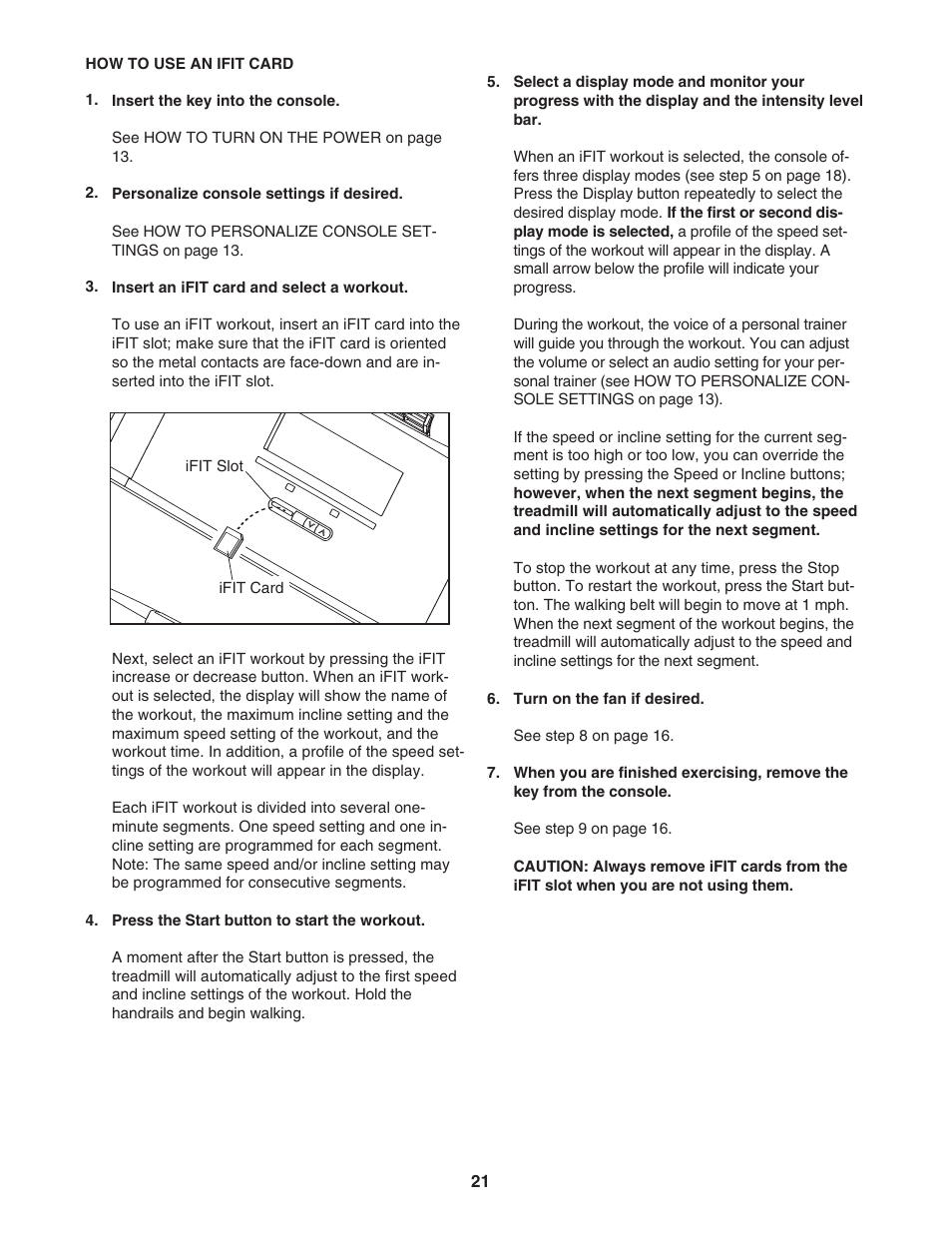 NordicTrack ELITE NTL15007.0 User Manual | Page 21 / 34