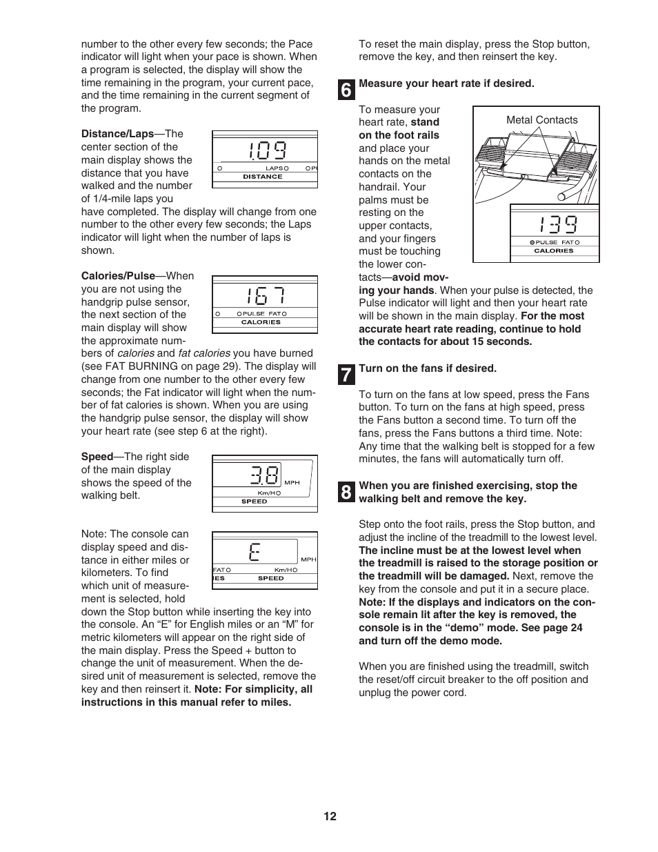 NordicTrack E 2500 NTL14942 User Manual | Page 12 / 34
