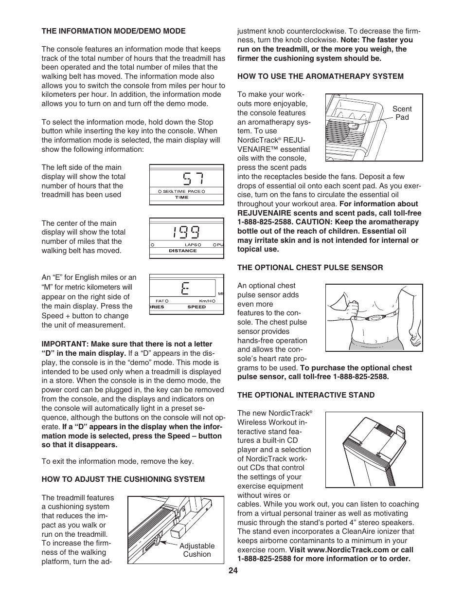 NordicTrack E 2500 NTL14942 User Manual | Page 24 / 34