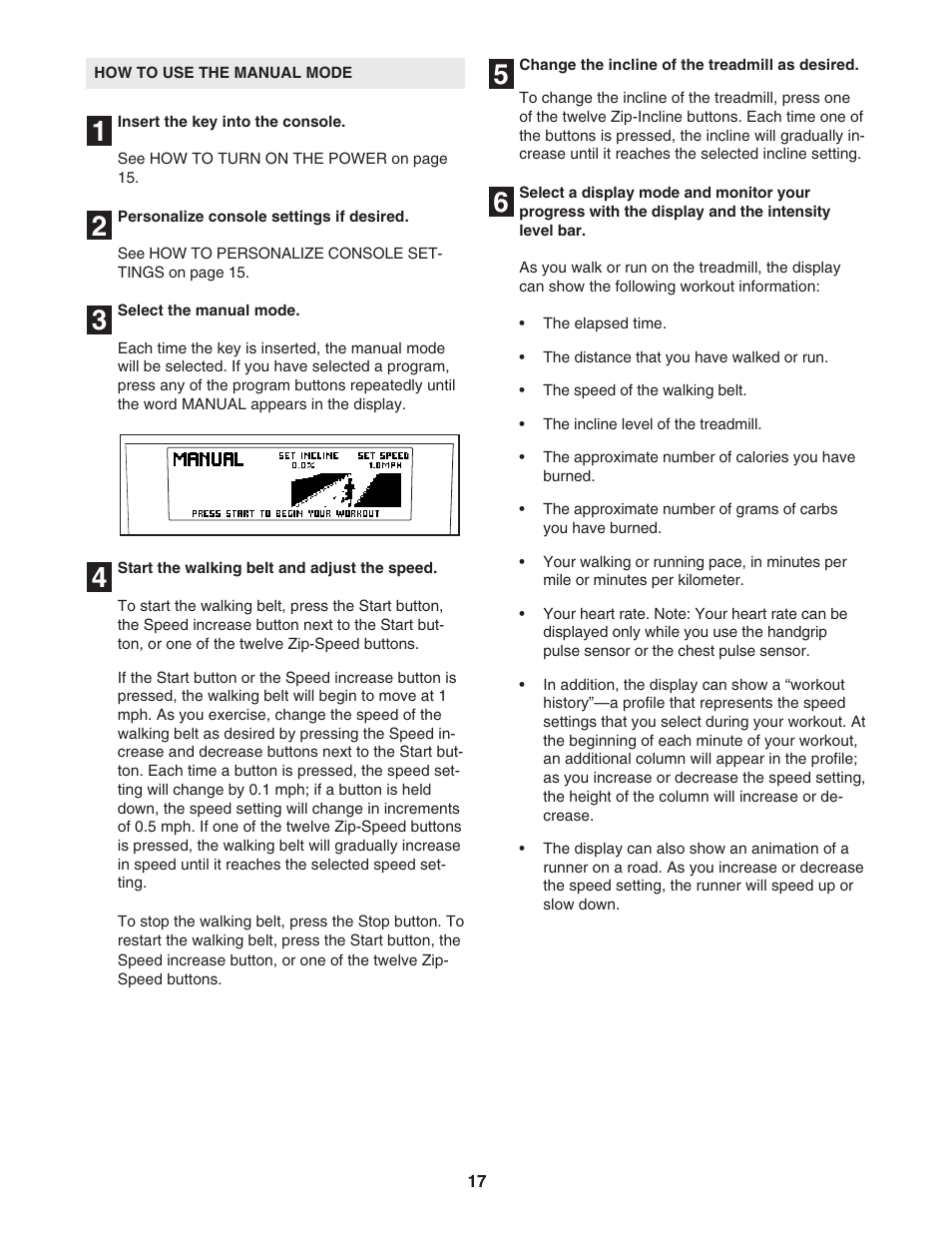 NordicTrack ELITE NTL21905.0 User Manual | Page 17 / 38