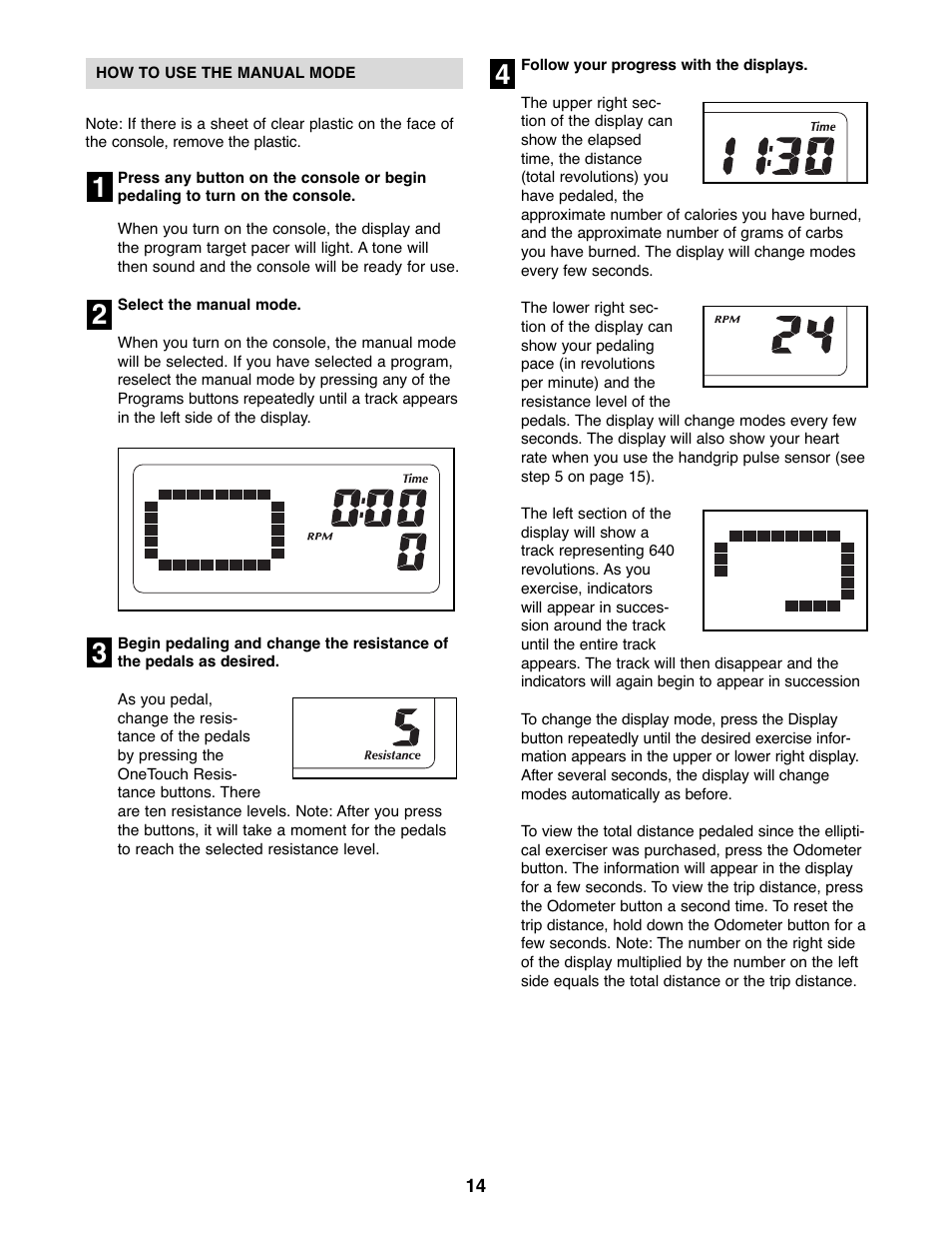 NordicTrack Audiostrider NTEL7506.1 User Manual | Page 14 / 28
