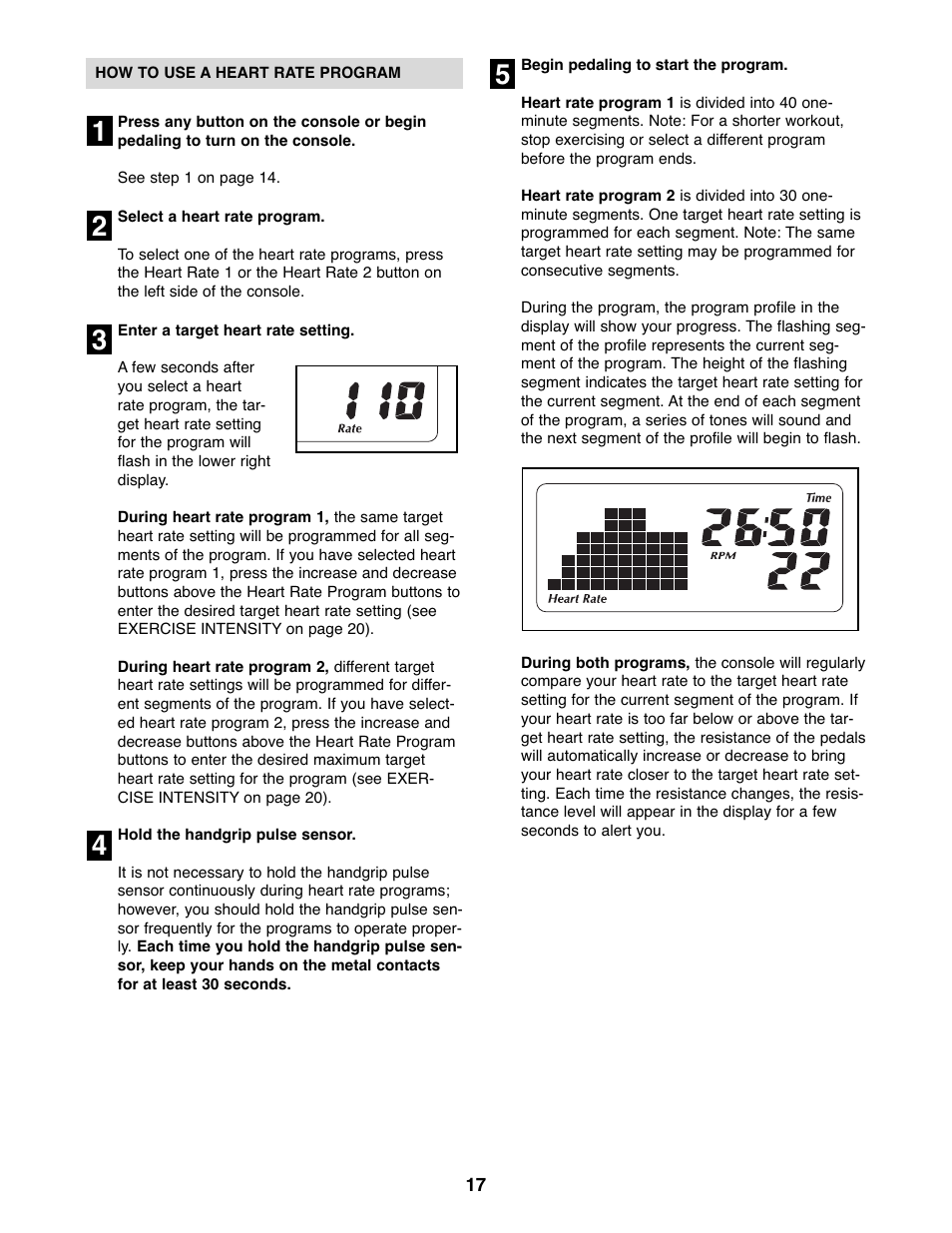 NordicTrack Audiostrider NTEL7506.1 User Manual | Page 17 / 28