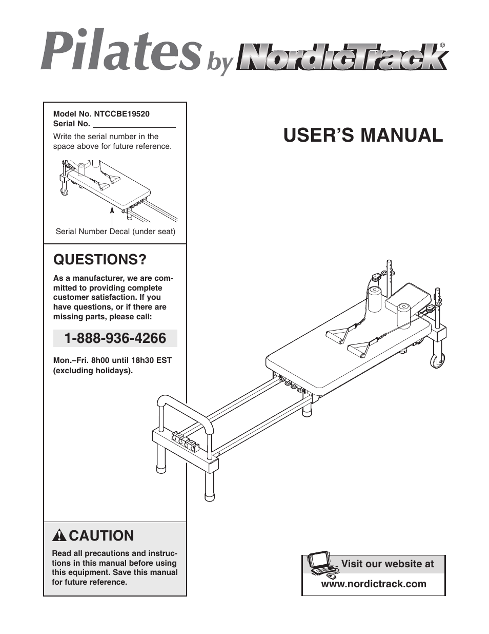 NordicTrack NTCCBE19520 User Manual | 12 pages