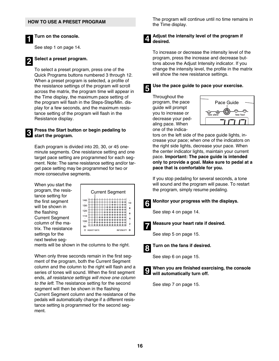 NordicTrack NTEL4255.2 User Manual | Page 16 / 28