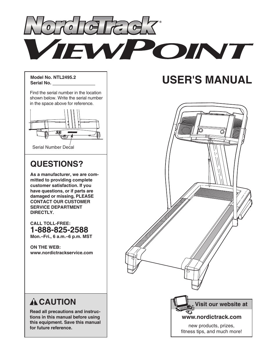 NordicTrack NTL2495.2 User Manual | 38 pages