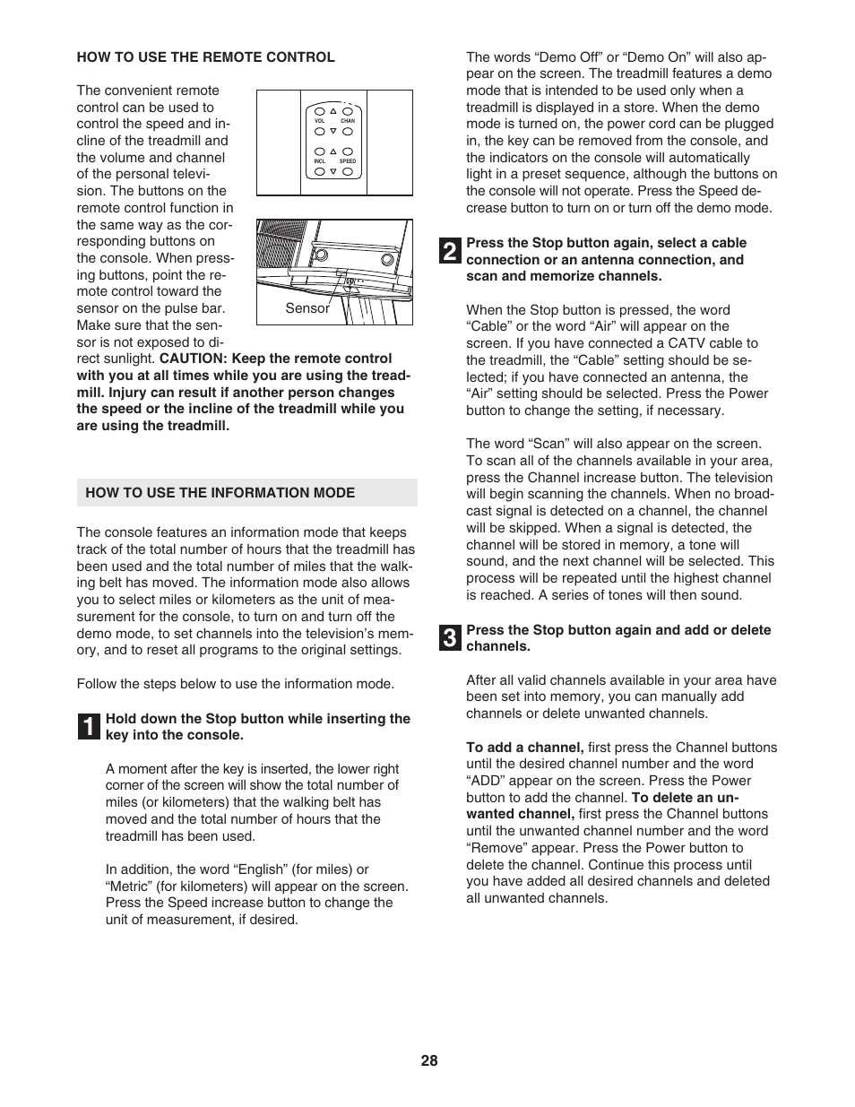 NordicTrack NTL2495.2 User Manual | Page 28 / 38