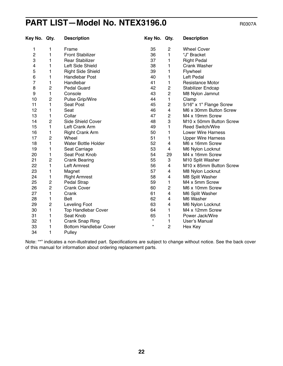 NordicTrack U300 NTEX3196.0 User Manual | Page 22 / 24