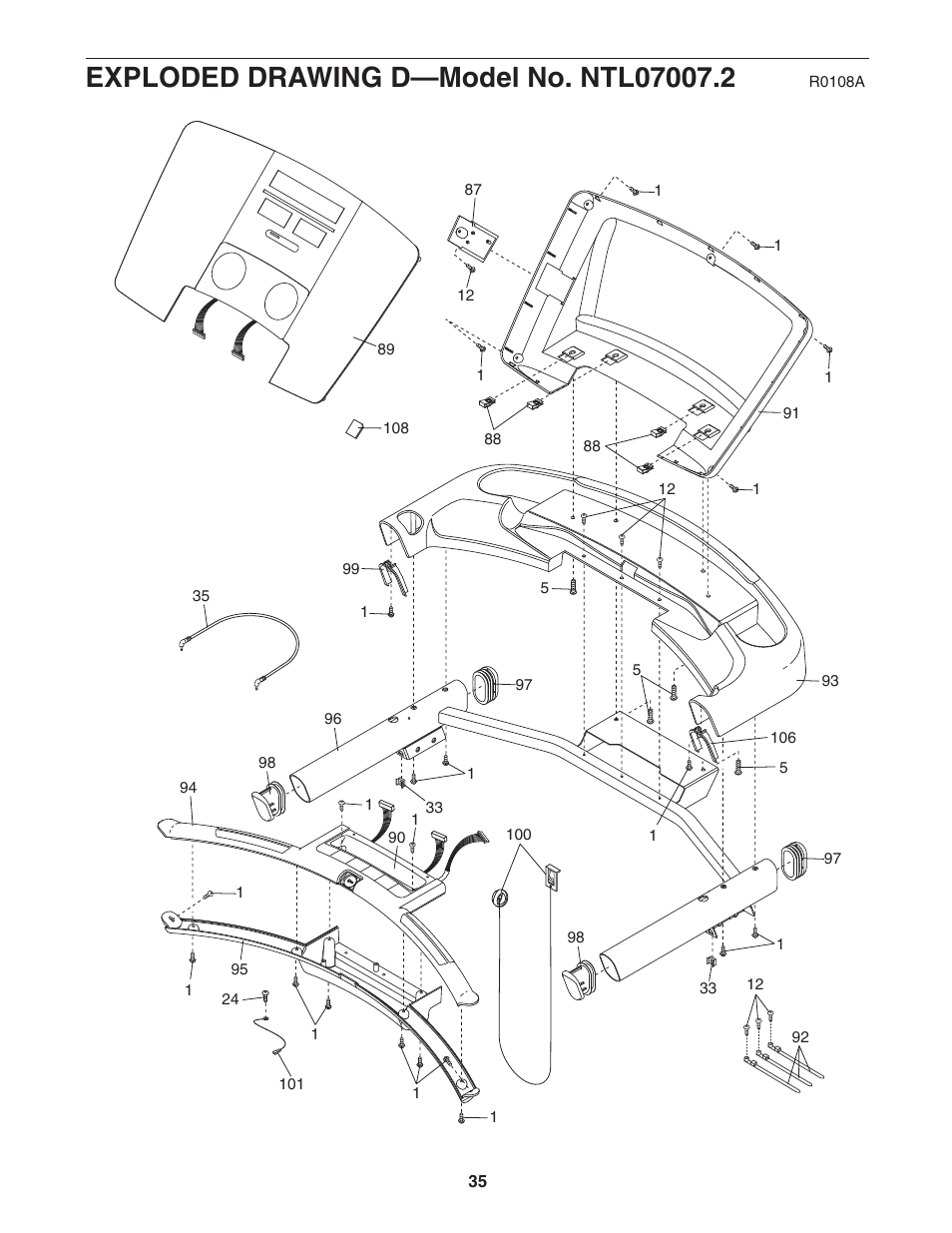 NordicTrack A2350 NTL07007.2 User Manual | Page 35 / 36