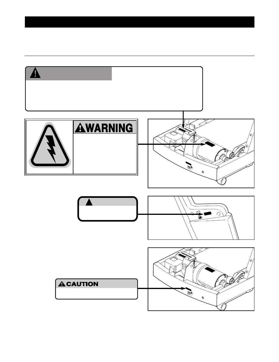 High voltage, Hazardous voltage, Warning | NordicTrack CTL49021 User Manual | Page 6 / 45