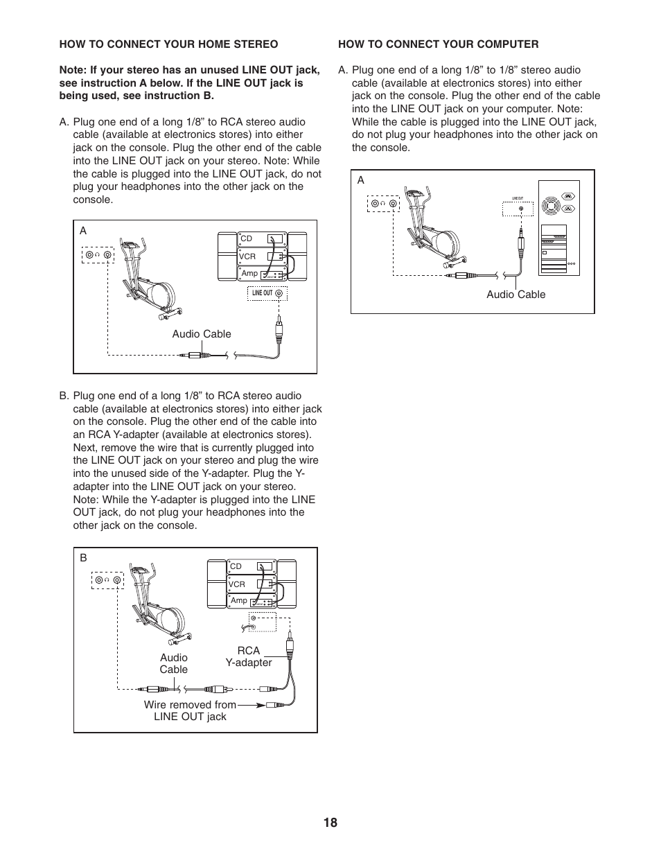 NordicTrack CX 1055 elliptical exerciser 30508.0 User Manual | Page 18 / 28