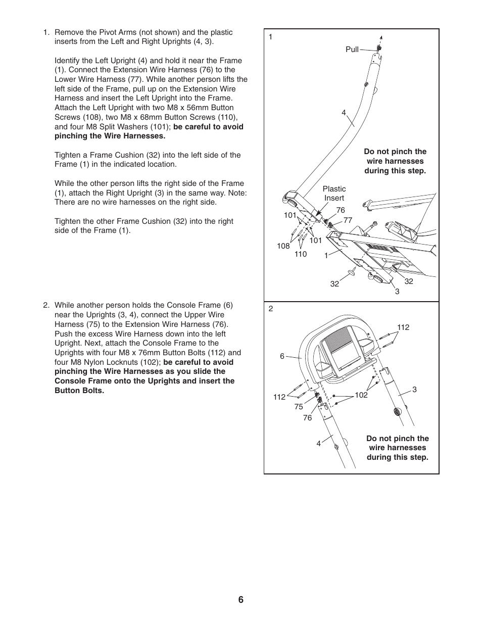 NordicTrack CX 1055 elliptical exerciser 30508.0 User Manual | Page 6 / 28