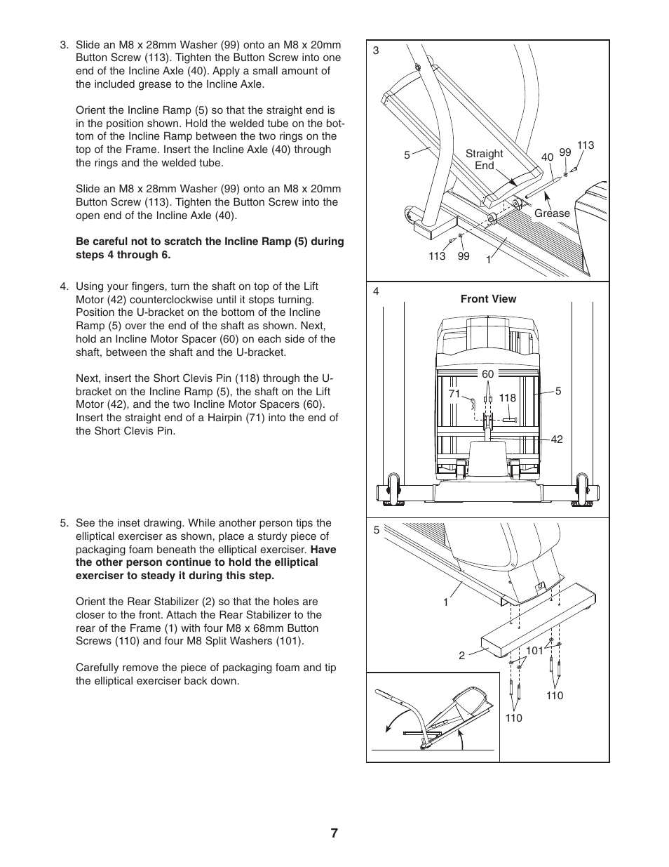 NordicTrack CX 1055 elliptical exerciser 30508.0 User Manual | Page 7 / 28