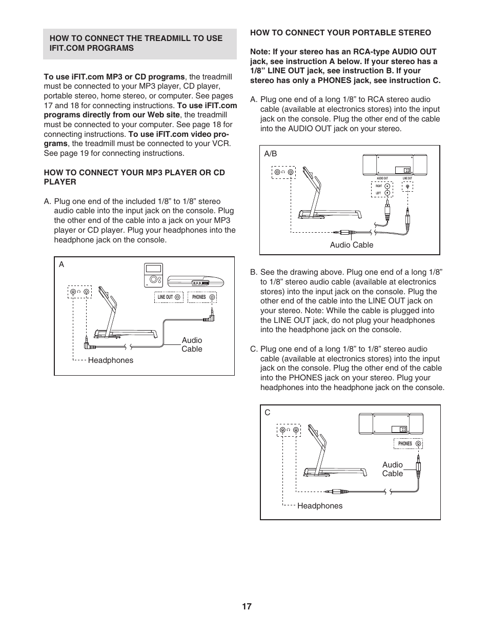 NordicTrack C2100 NTL1075.1 User Manual | Page 17 / 34