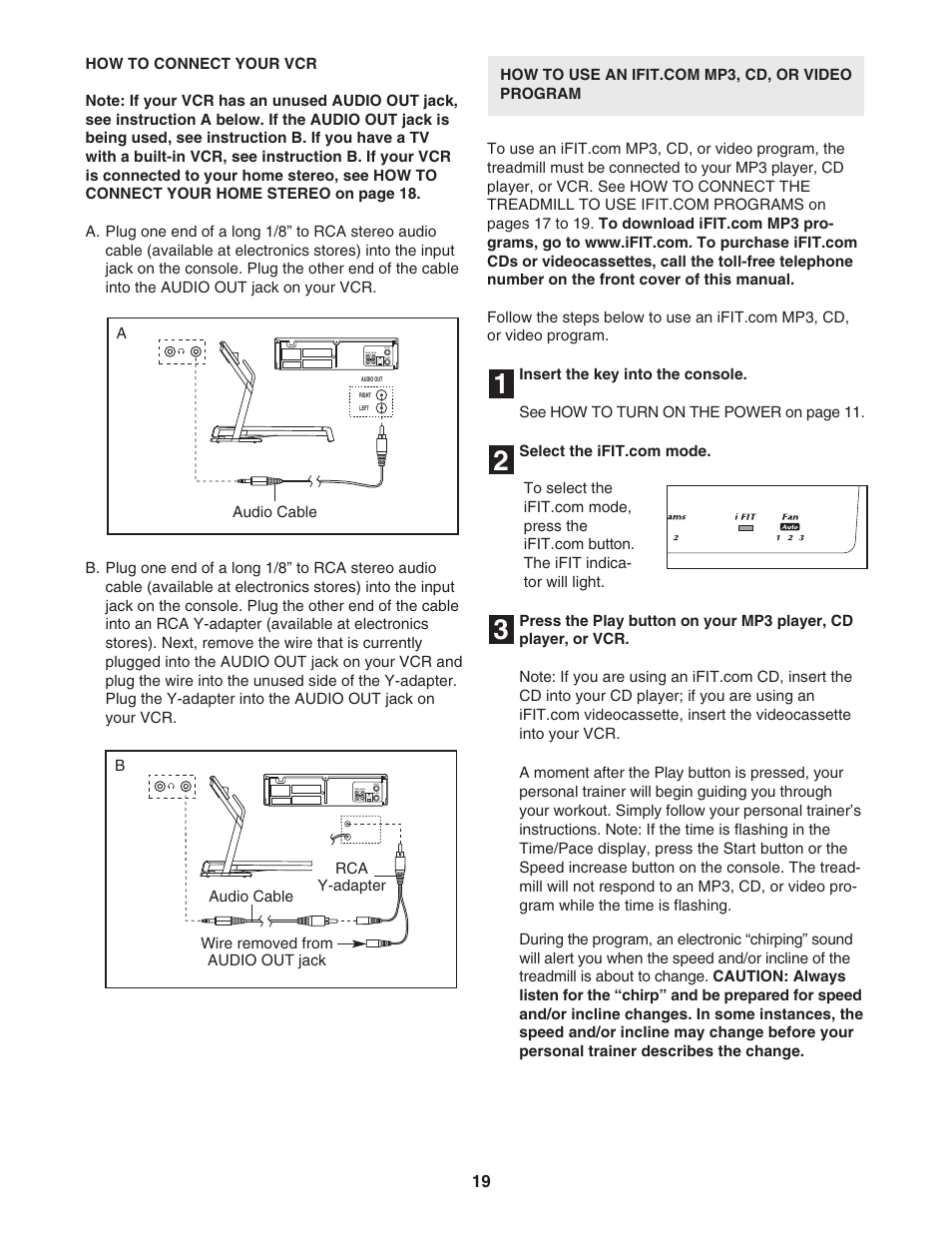 NordicTrack C2100 NTL1075.1 User Manual | Page 19 / 34