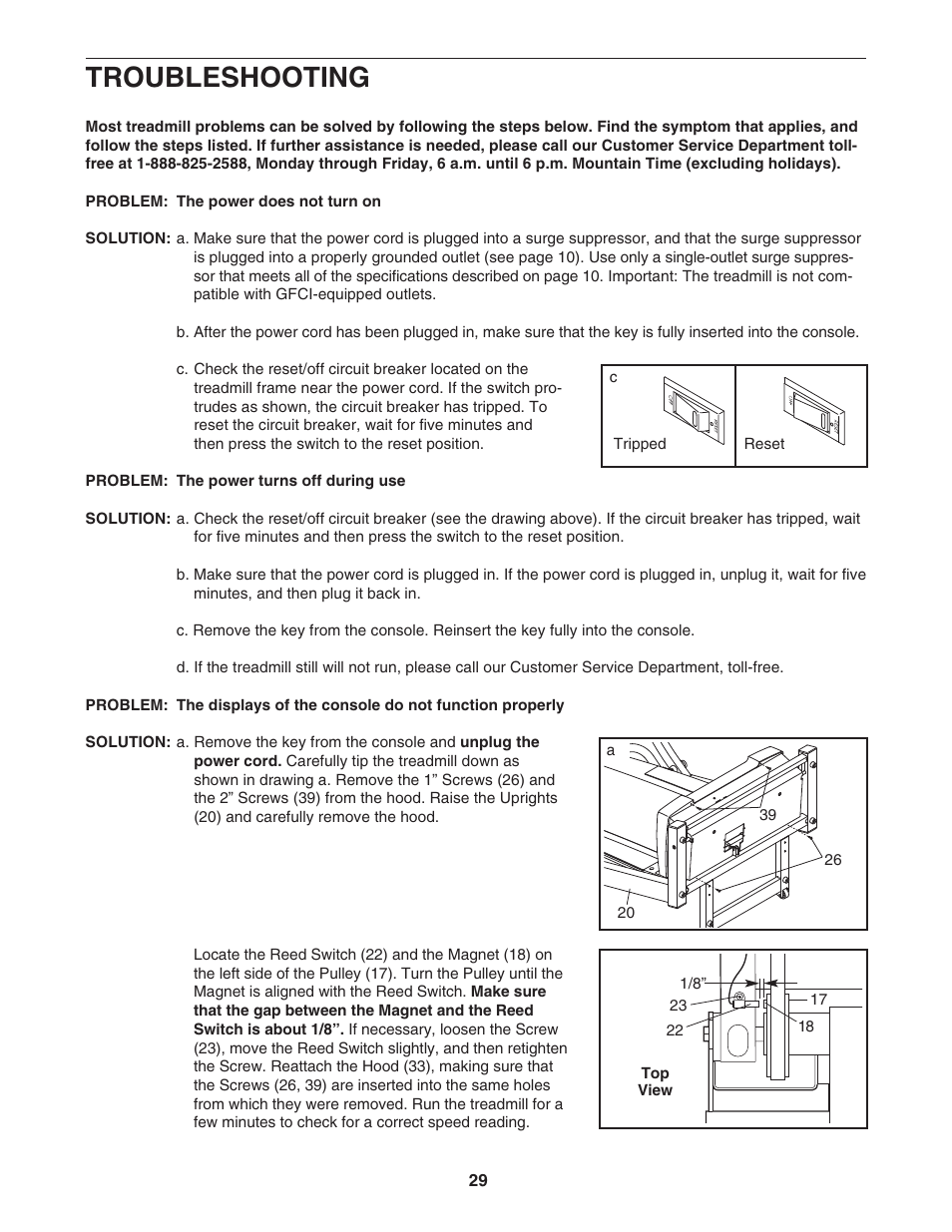 Troubleshooting | NordicTrack NTL16950 User Manual | Page 29 / 38