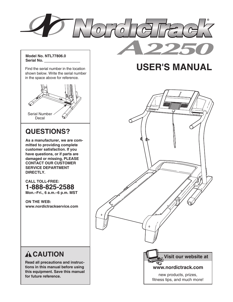 NordicTrack NTL77806.0 User Manual | 32 pages