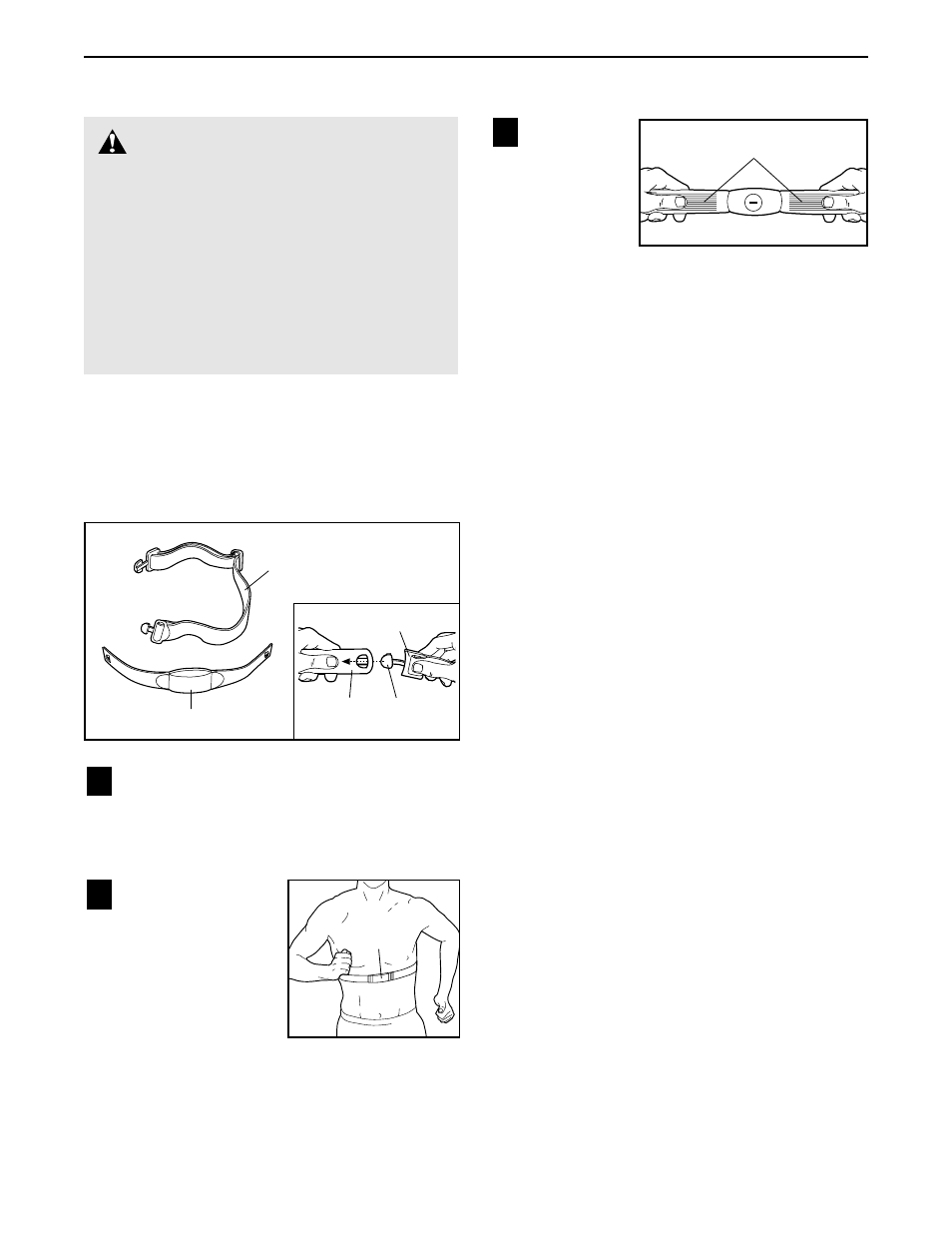 32 1 how to use the heart rate monitor, Warning | NordicTrack NTHK22490 User Manual | Page 8 / 31