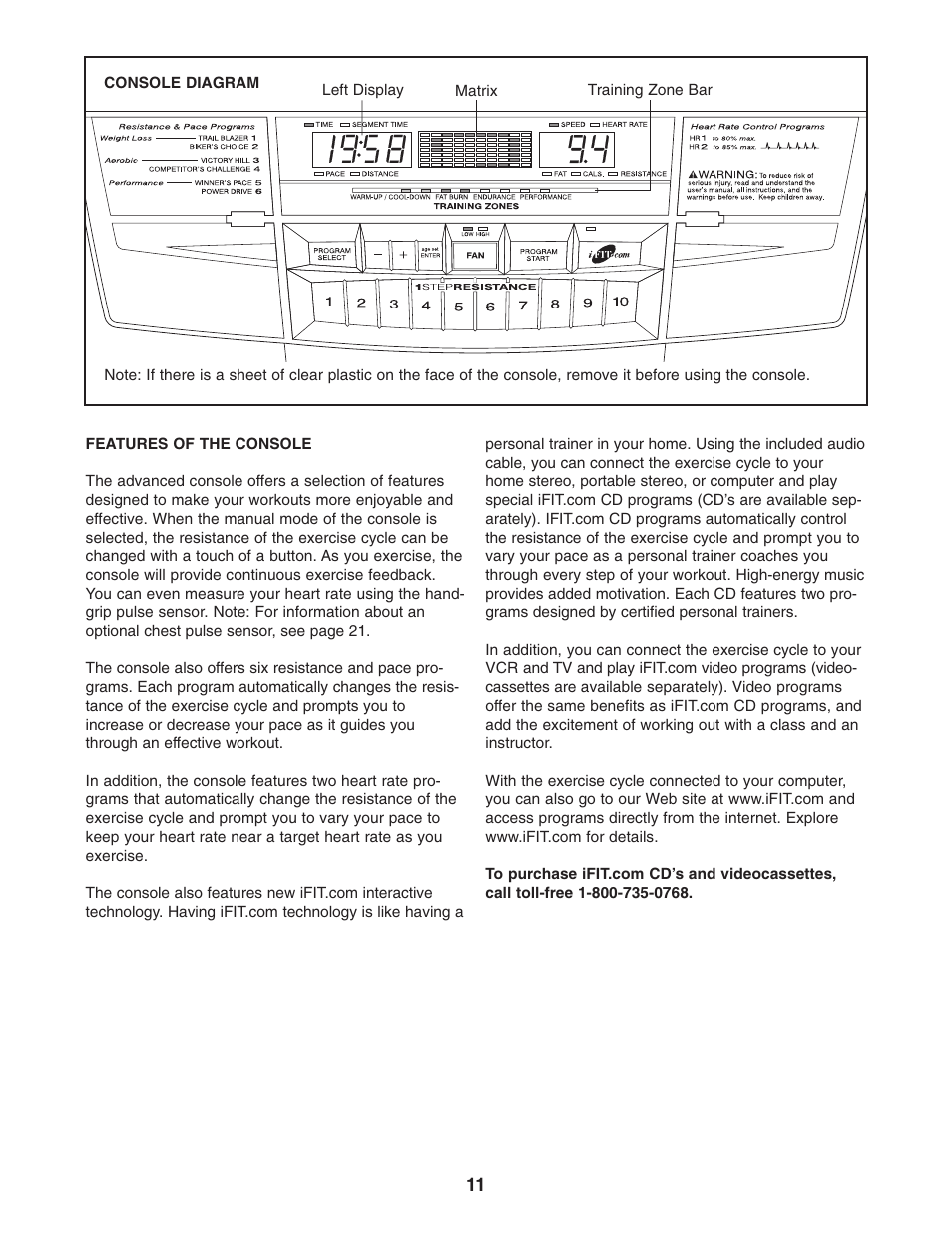 NordicTrack NTC69020 User Manual | Page 11 / 28