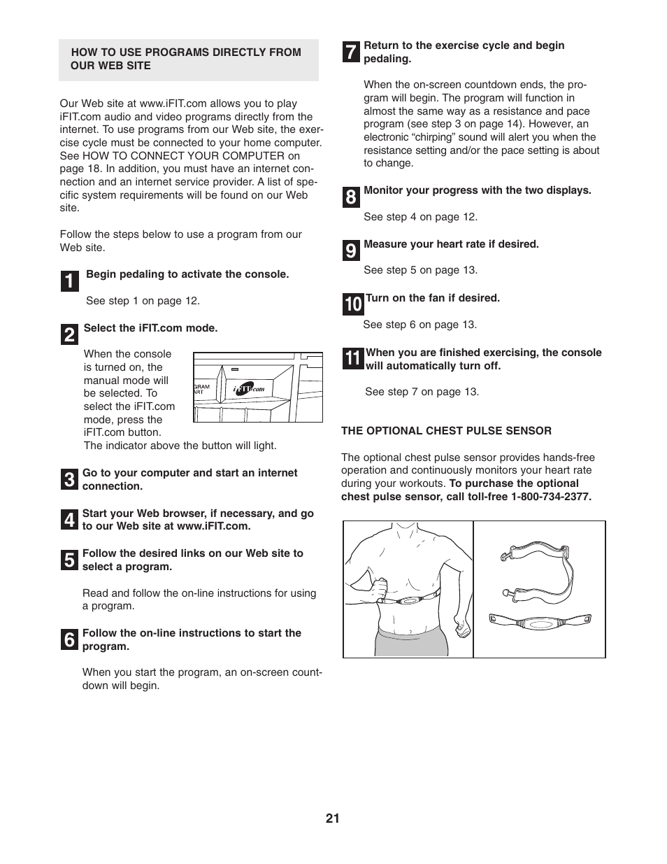 NordicTrack NTC69020 User Manual | Page 21 / 28