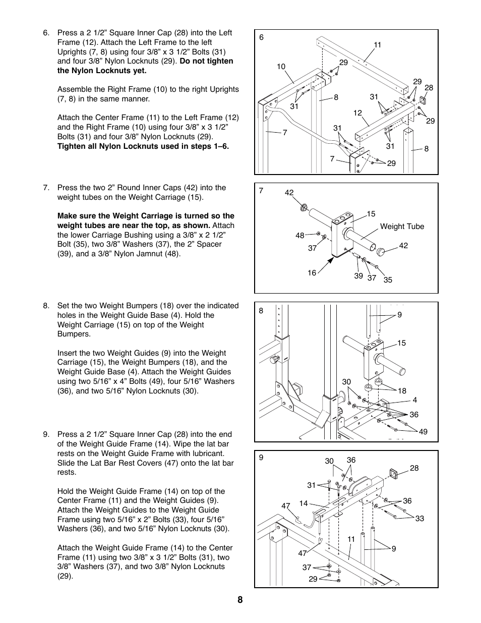 NordicTrack NTBE06900 User Manual | Page 8 / 19