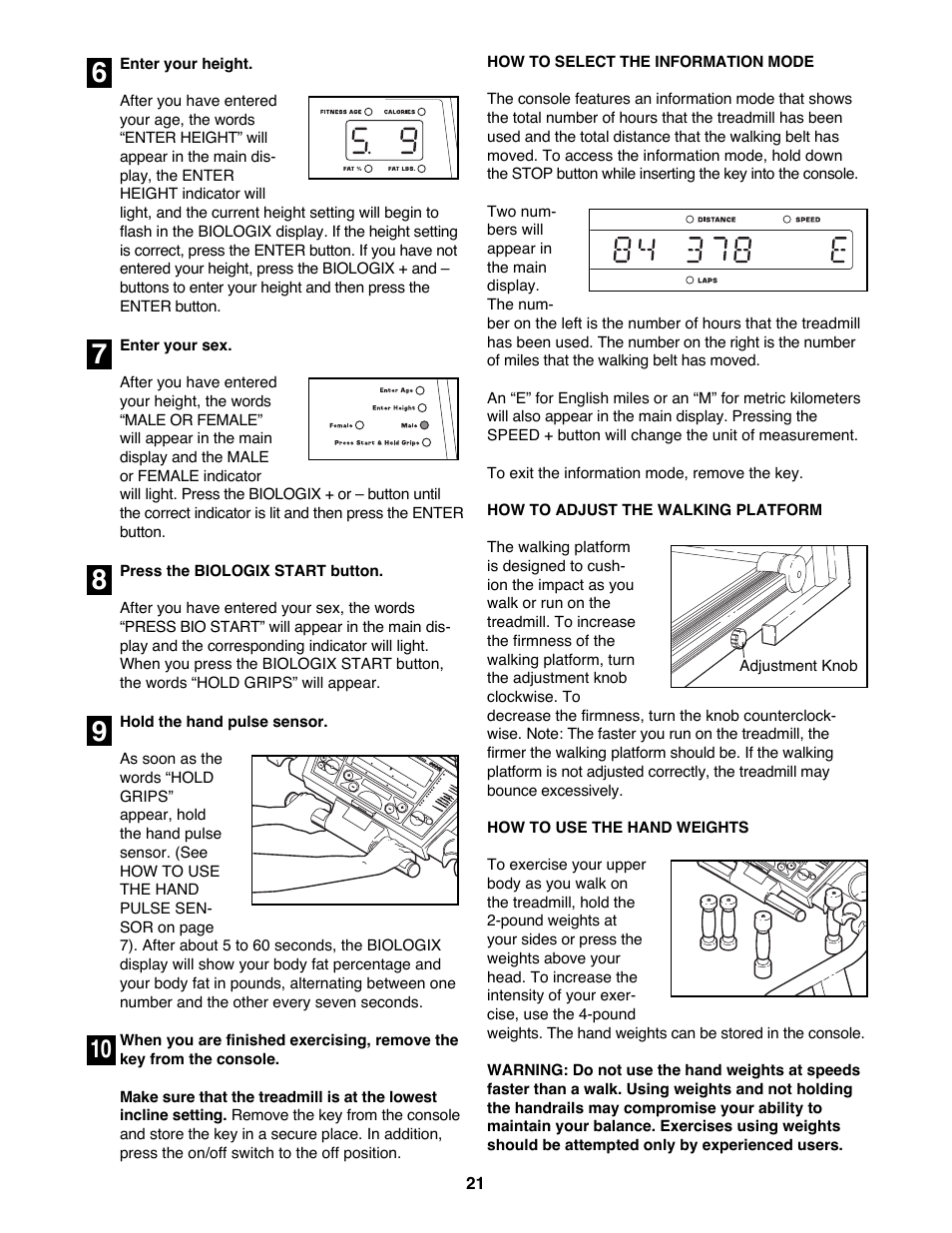 NordicTrack NTTL24080 User Manual | Page 21 / 34