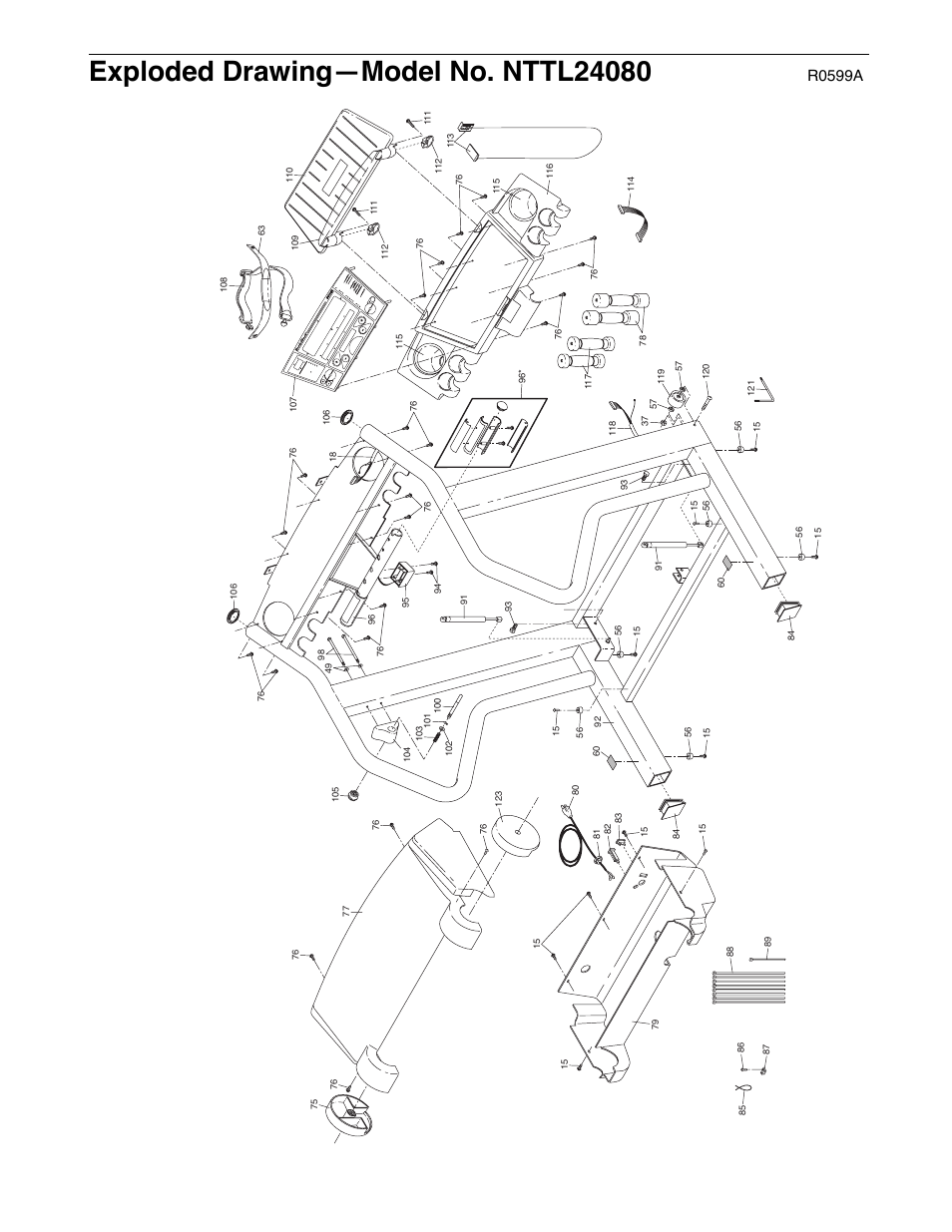 R0599a | NordicTrack NTTL24080 User Manual | Page 33 / 34