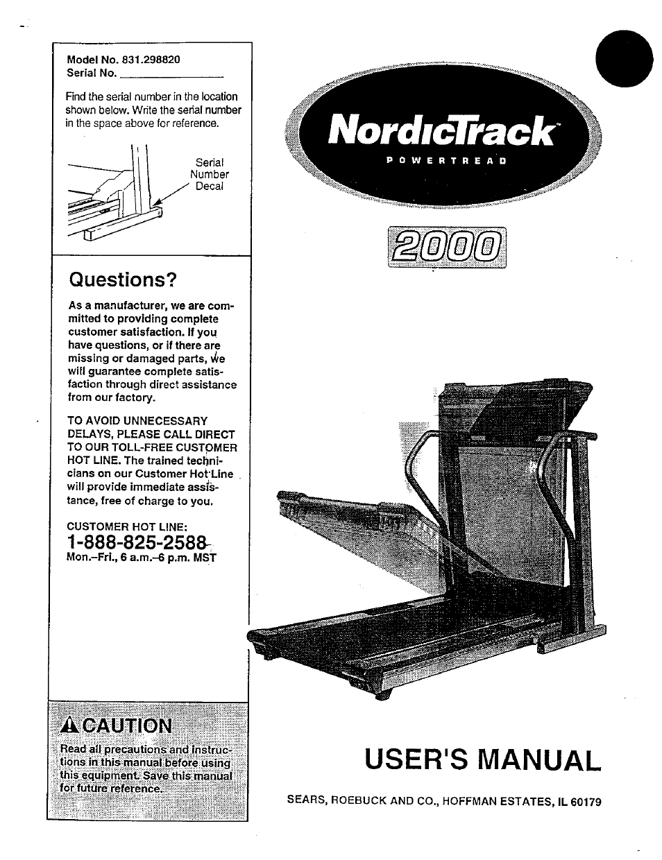 NordicTrack 831.29882 User Manual | 34 pages