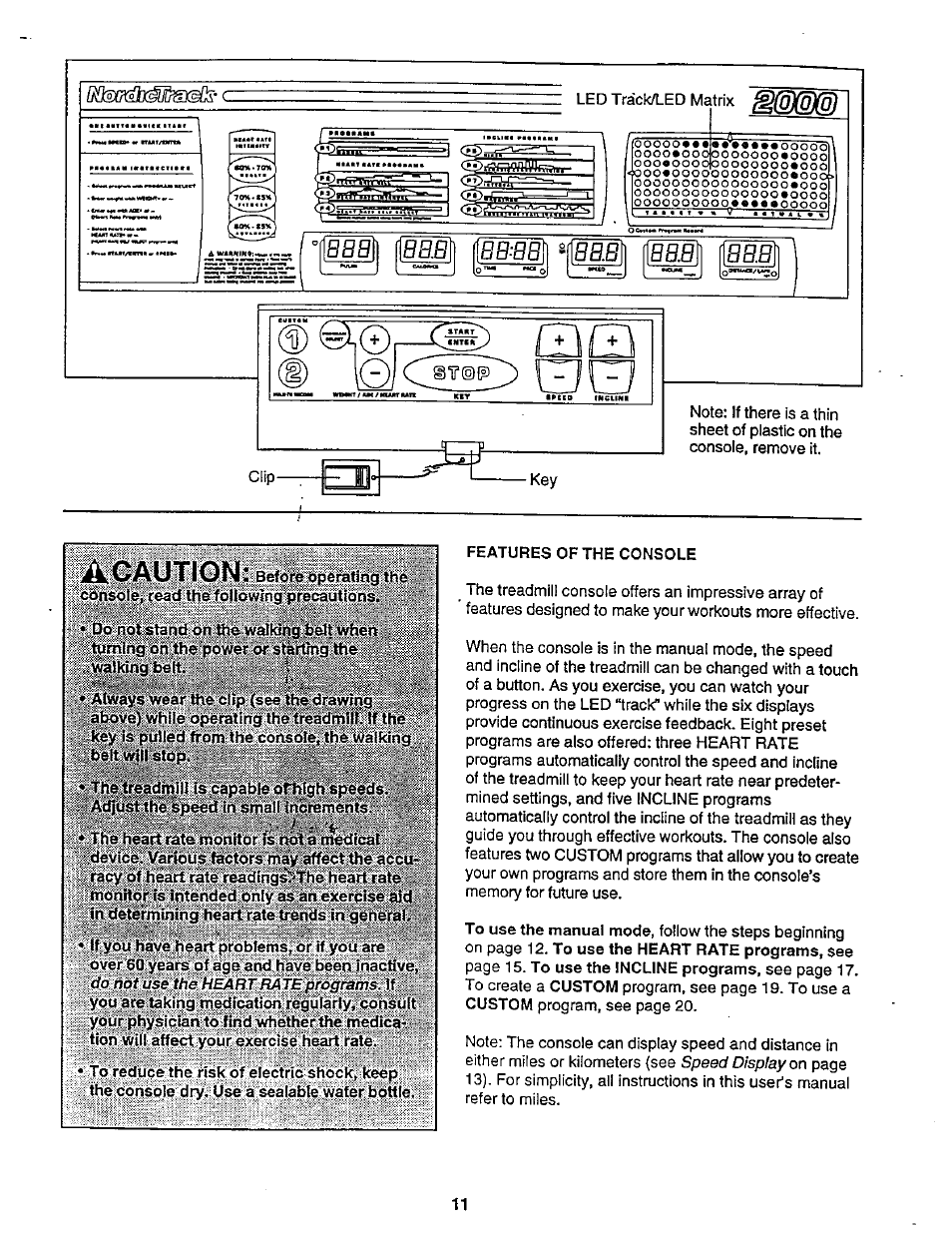 Acaution | NordicTrack 831.29882 User Manual | Page 11 / 34