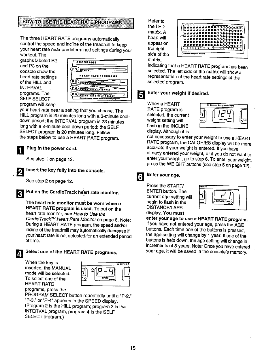 Р - ч, 1 р ч | NordicTrack 831.29882 User Manual | Page 15 / 34