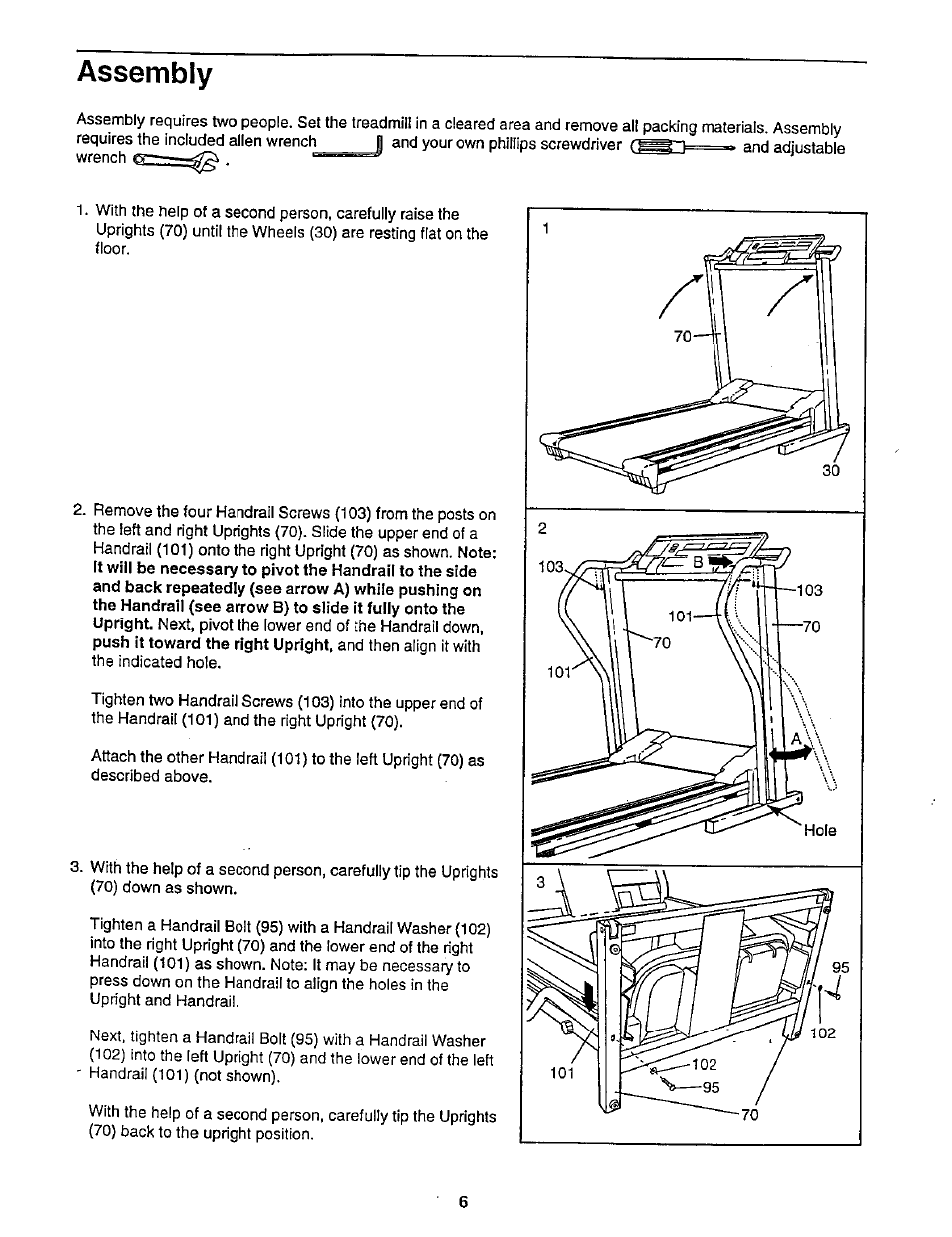 Assembly | NordicTrack 831.29882 User Manual | Page 6 / 34