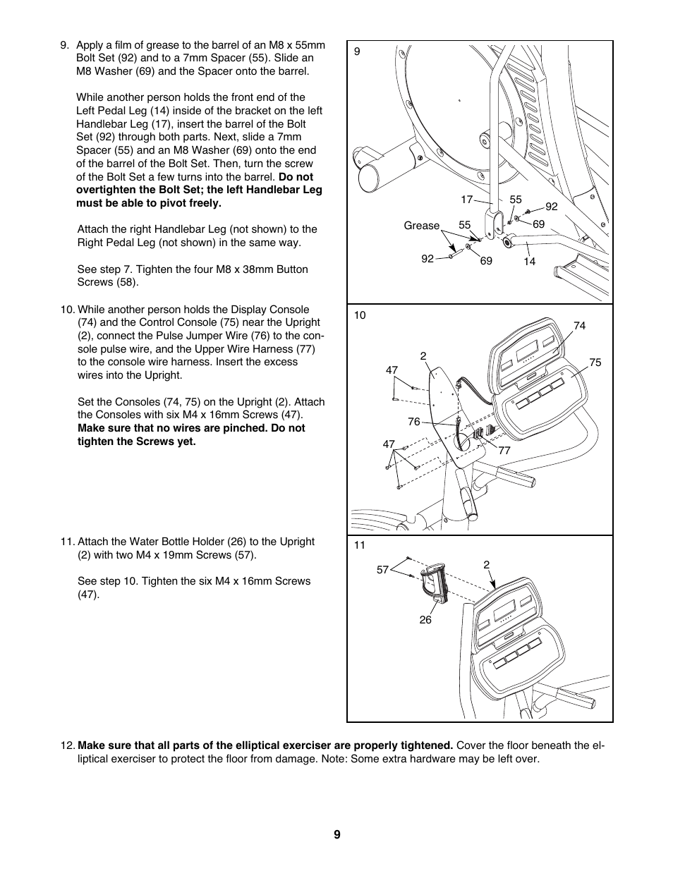 NordicTrack EX 1000 NTEL4255.1 User Manual | Page 10 / 28